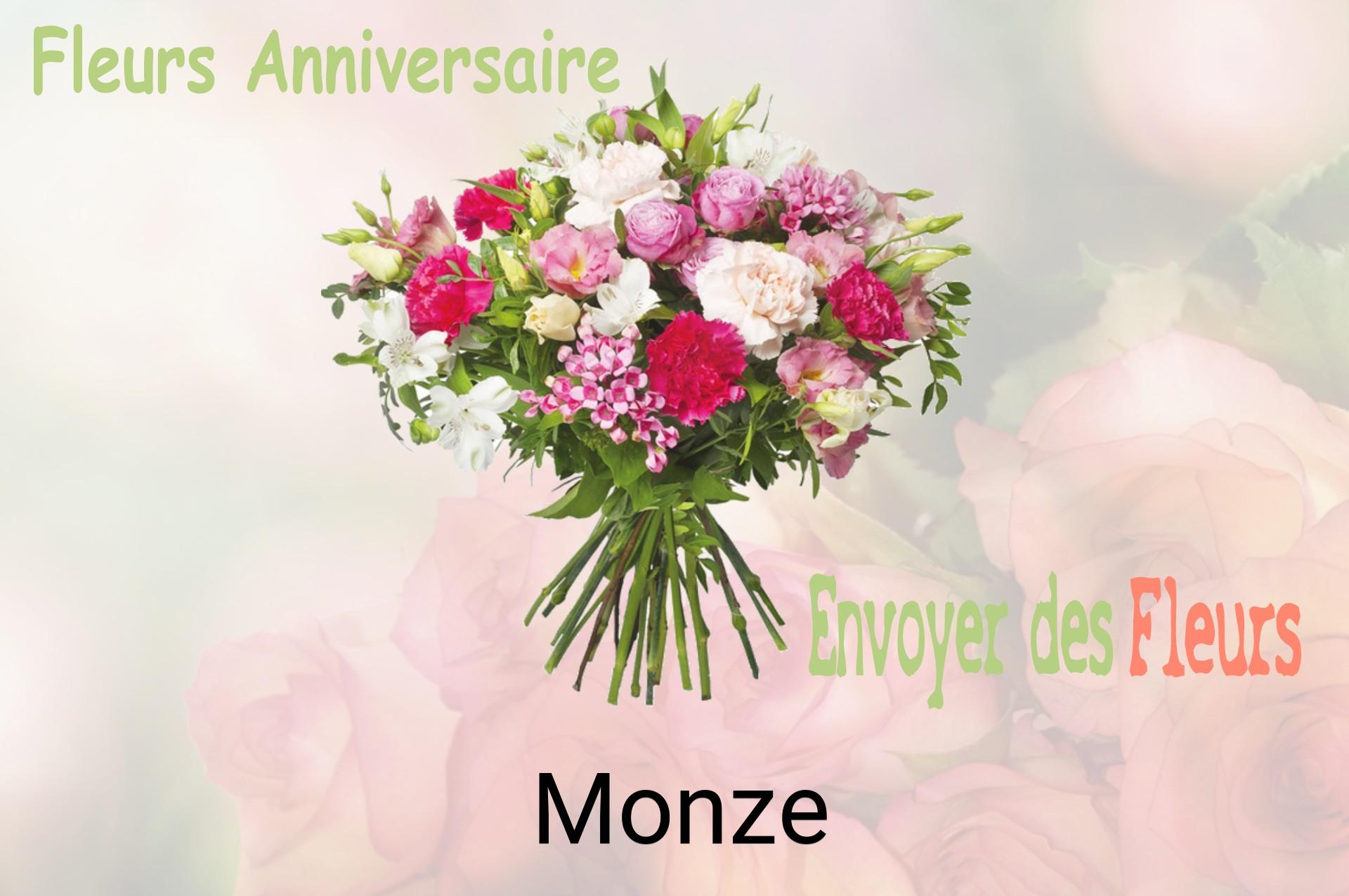 Bouquet de fleurs d’anniversaire livré à Monze