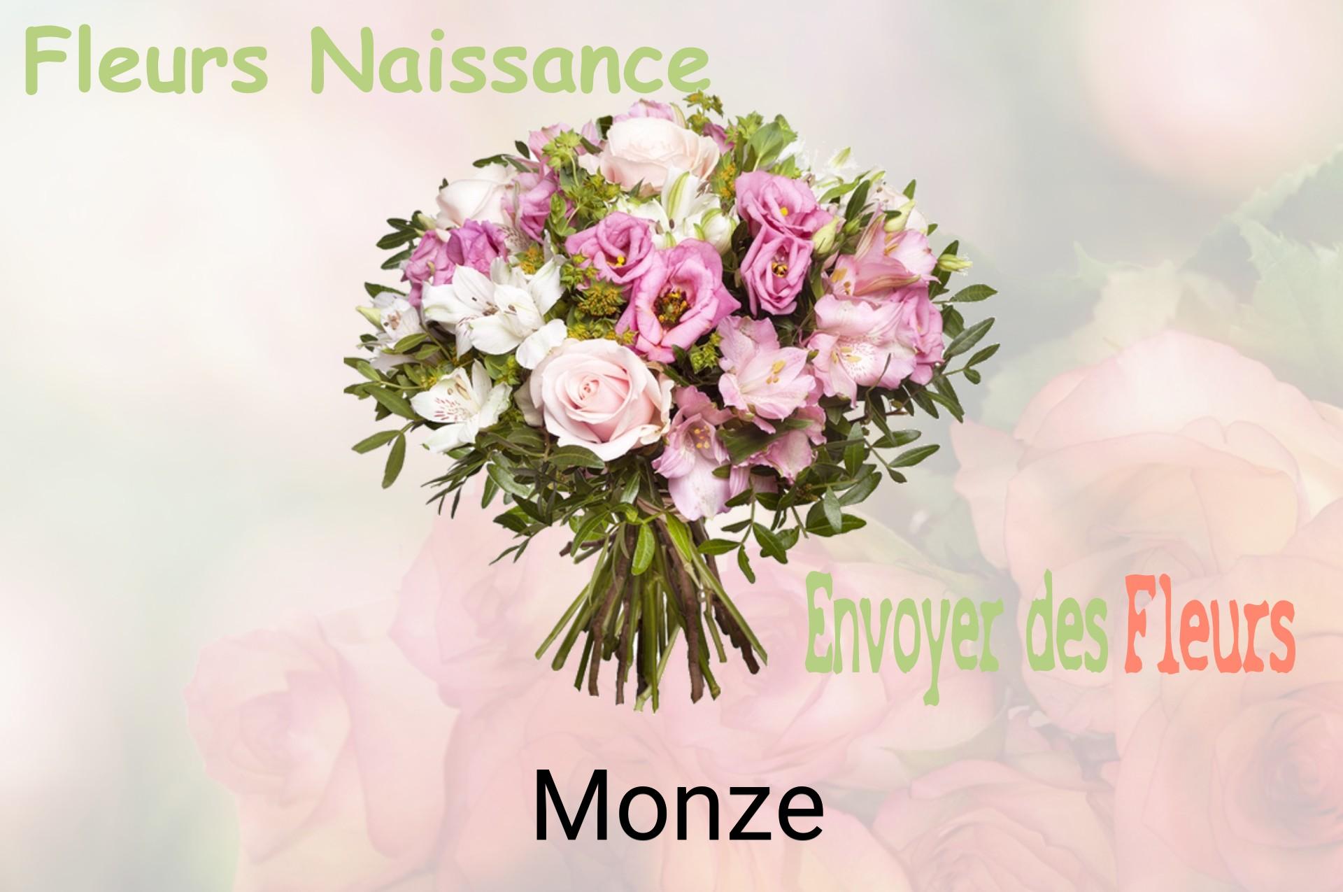 Bouquet de fleurs de naissance livré à Monze